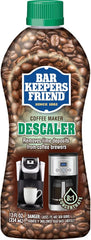 Bar Keepers Friend Coffee Maker Cleaner + Descaler (2 x 12 oz) Removes Stains & Oily Residue from Espresso Machines, Carafes, Thermos, Drip Coffee Pots, Single-Cup Coffee Makers & More