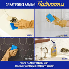 Bar Keepers Friend Soft Cleanser 13 oz + Spray & Foam Multipurpose MORE Spray Cleaner 25.4 oz, Multi Purpose Cleaner Bundle, Removes Grease, Rust Stains, Soap Scum & More in Home & Outdoors